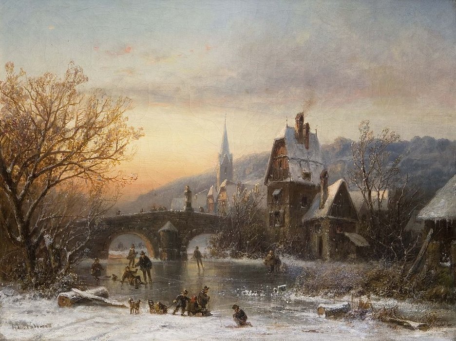 Eisvergnügen — Adolf Stademann