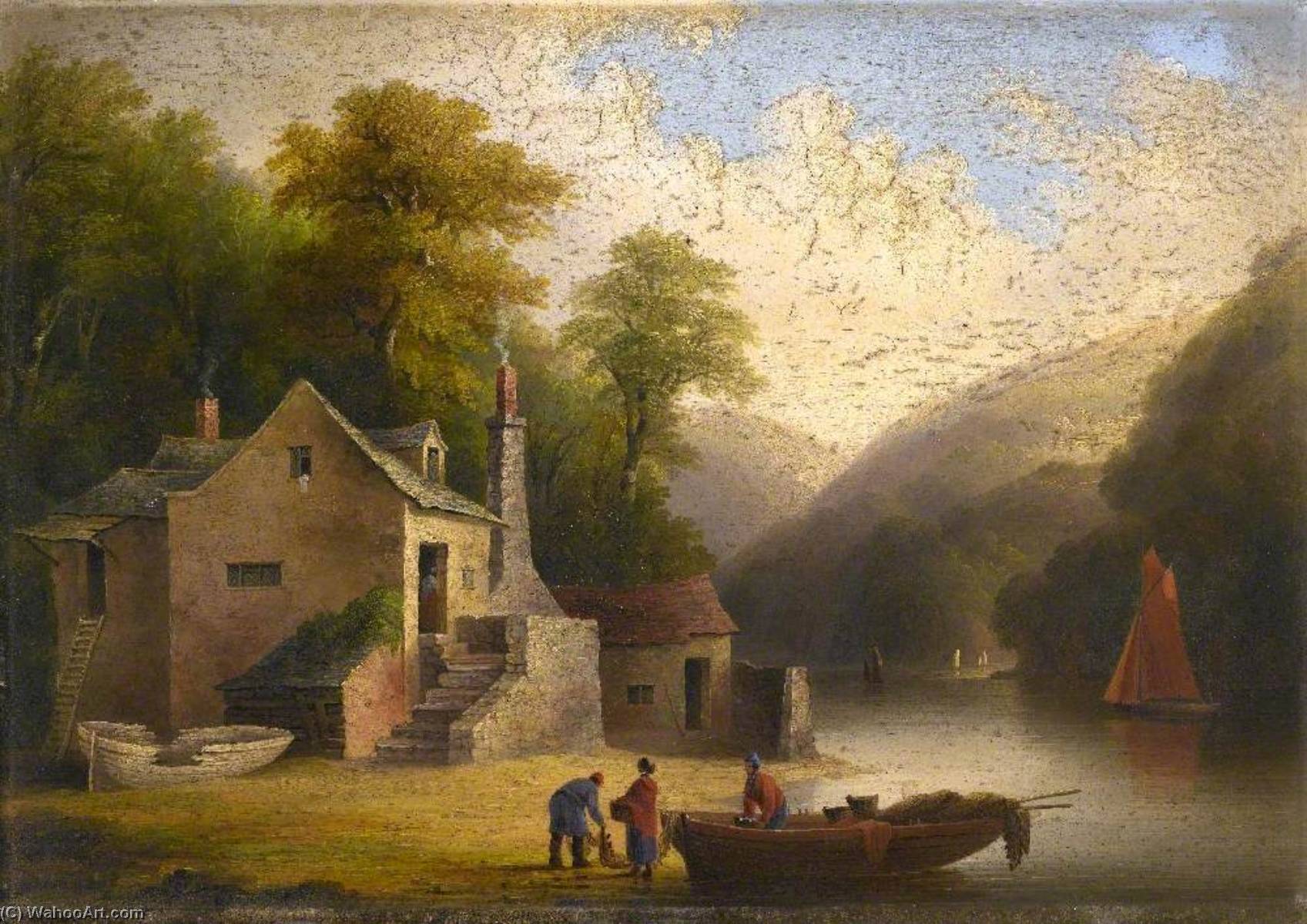 Duncannon, On The River Dart, Below Totnes, Devon — John Wallace Tucker