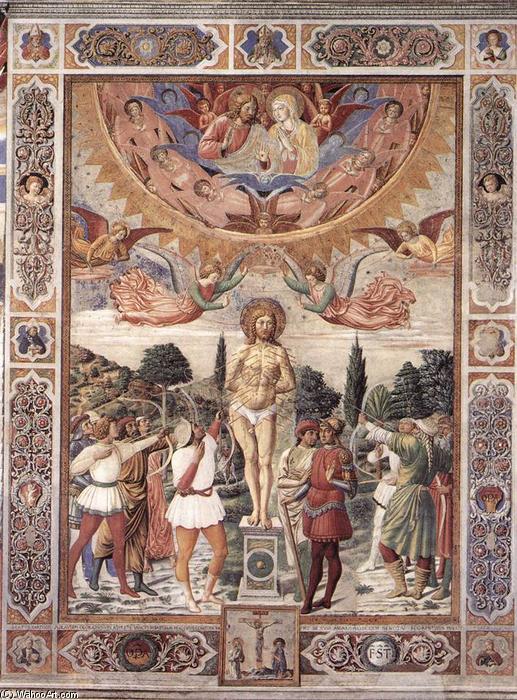 Martyrdom Of St Sebastian — Benozzo Gozzoli