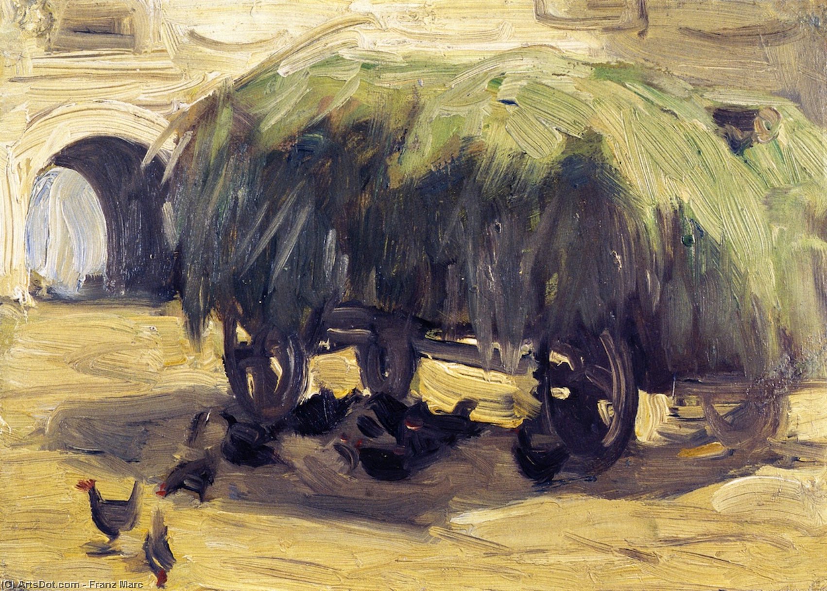 Hay Wagon — Франц Марк