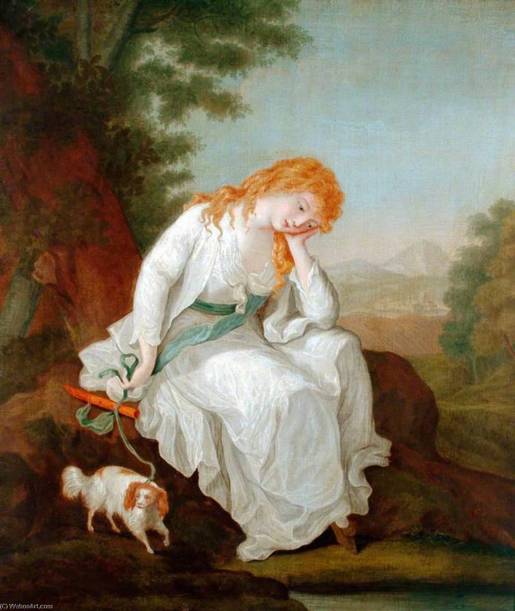 Maria Of Moulines — Angelica Kauffmann (maria Anna Angelika)