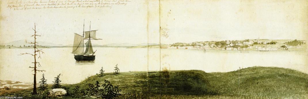 Castine Harbor And Town — Fitz Henry Lane
