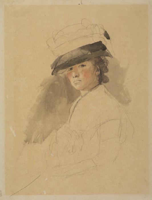 Portrait Of A Young Lady — George Romney