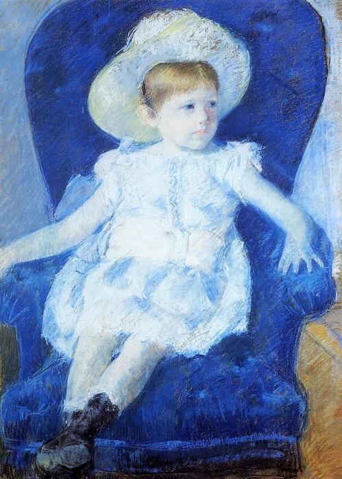 Elsie Im Blauen Sessel — Mary Stevenson Cassatt