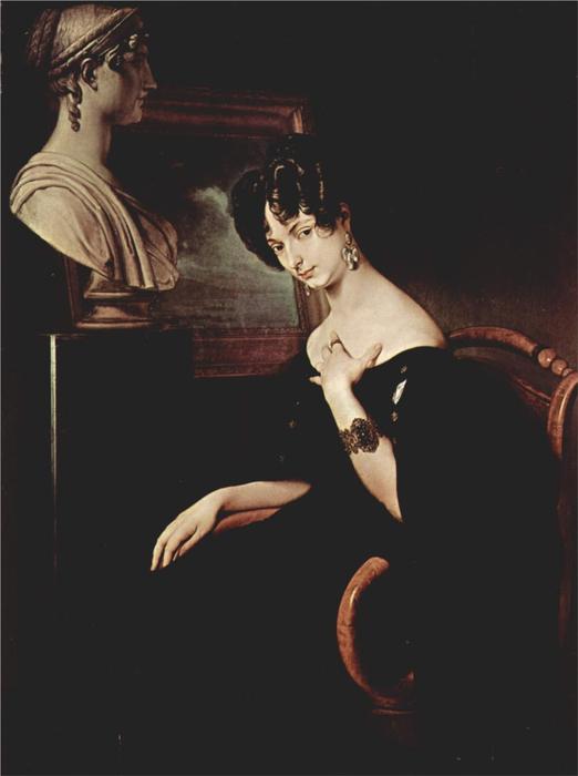 Portrait Of Cristina Di Belgiojoso Trivulzio — Francesco Hayez