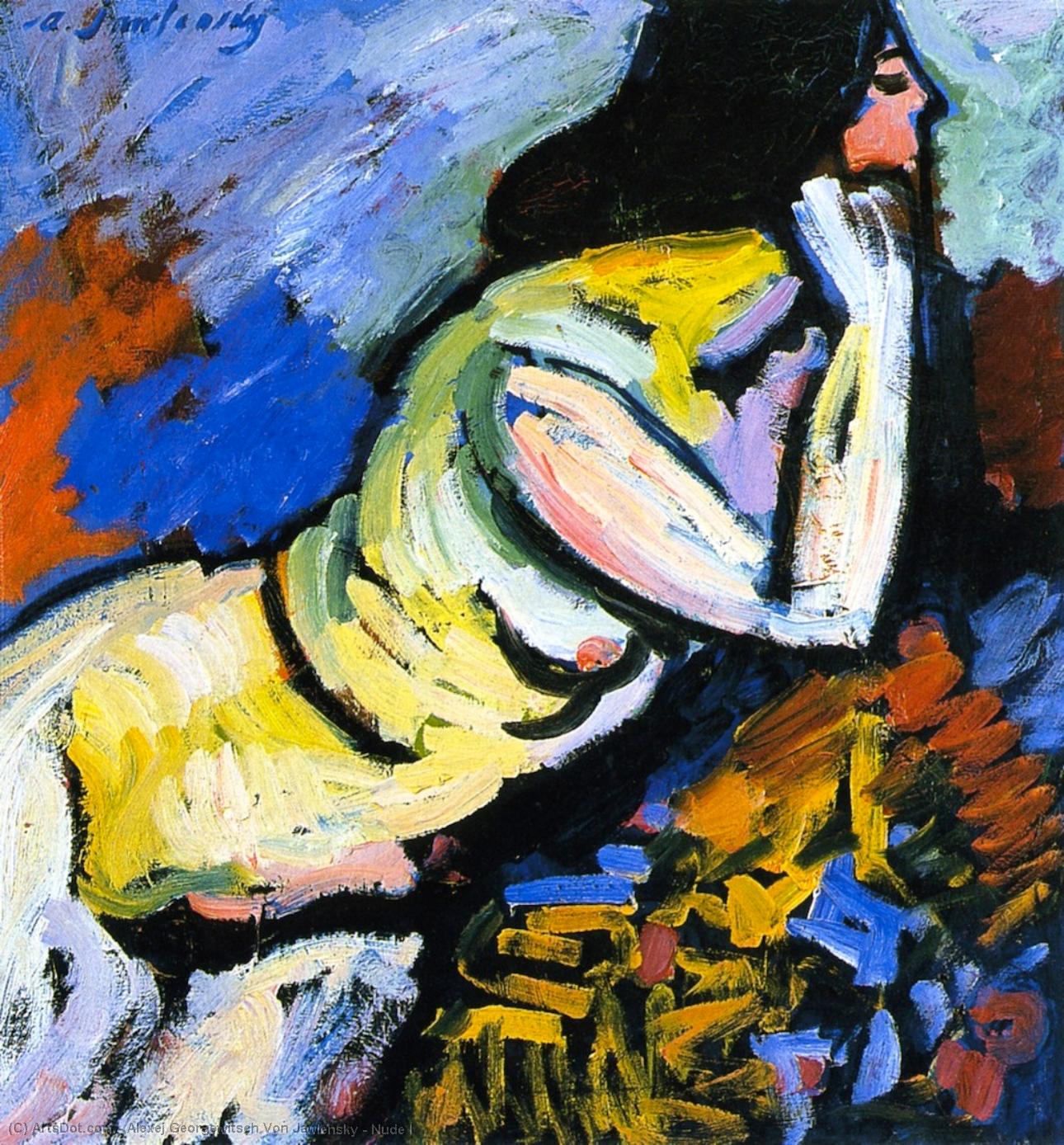 Nude I — Алексеј Фон Јављенски