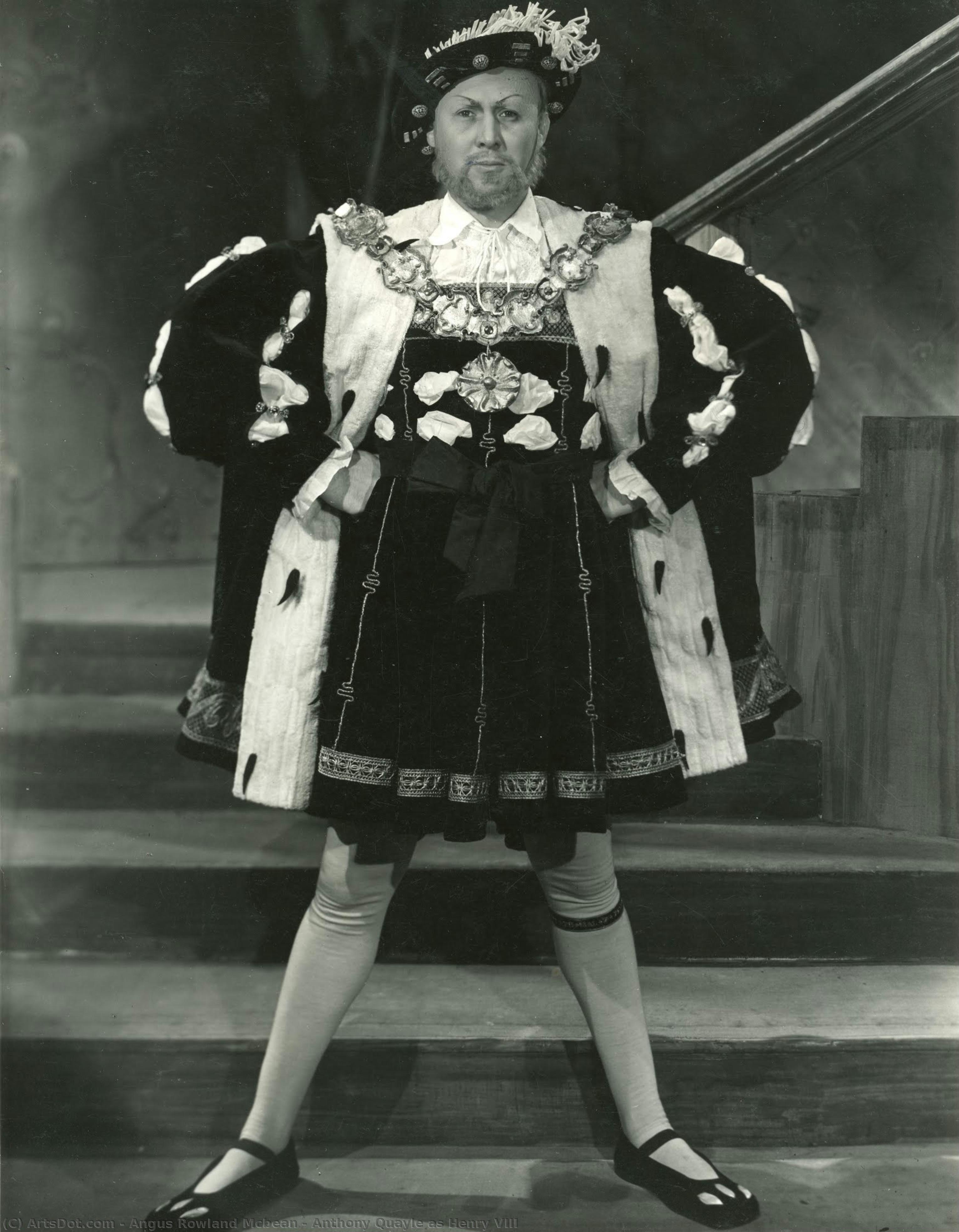 Anthony Quayle As Henry Viii — Angus Rowland Mcbean
