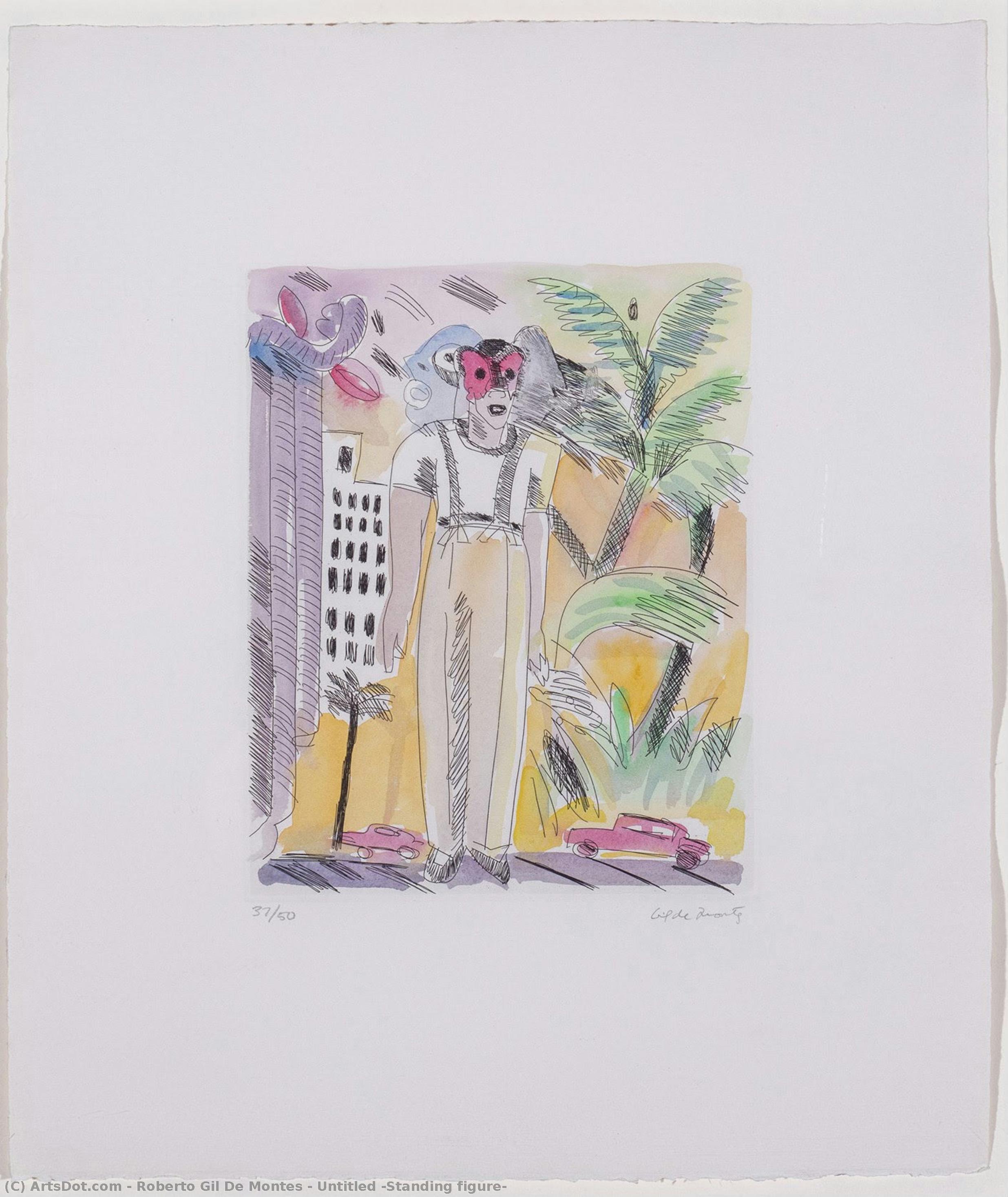 Untitled (standing Figure) — Roberto Gil De Montes