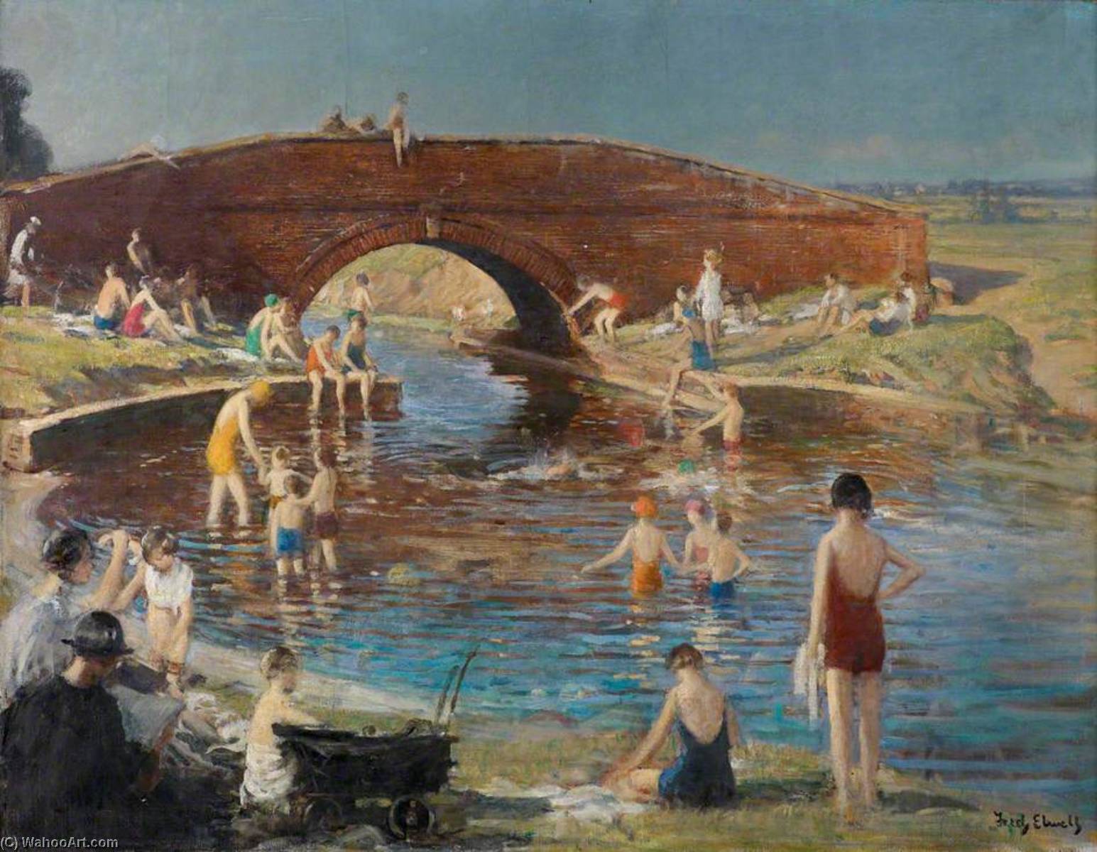 Brick Bridge, Swinemoor, East Riding Of Yorkshire — Frederick William Elwell