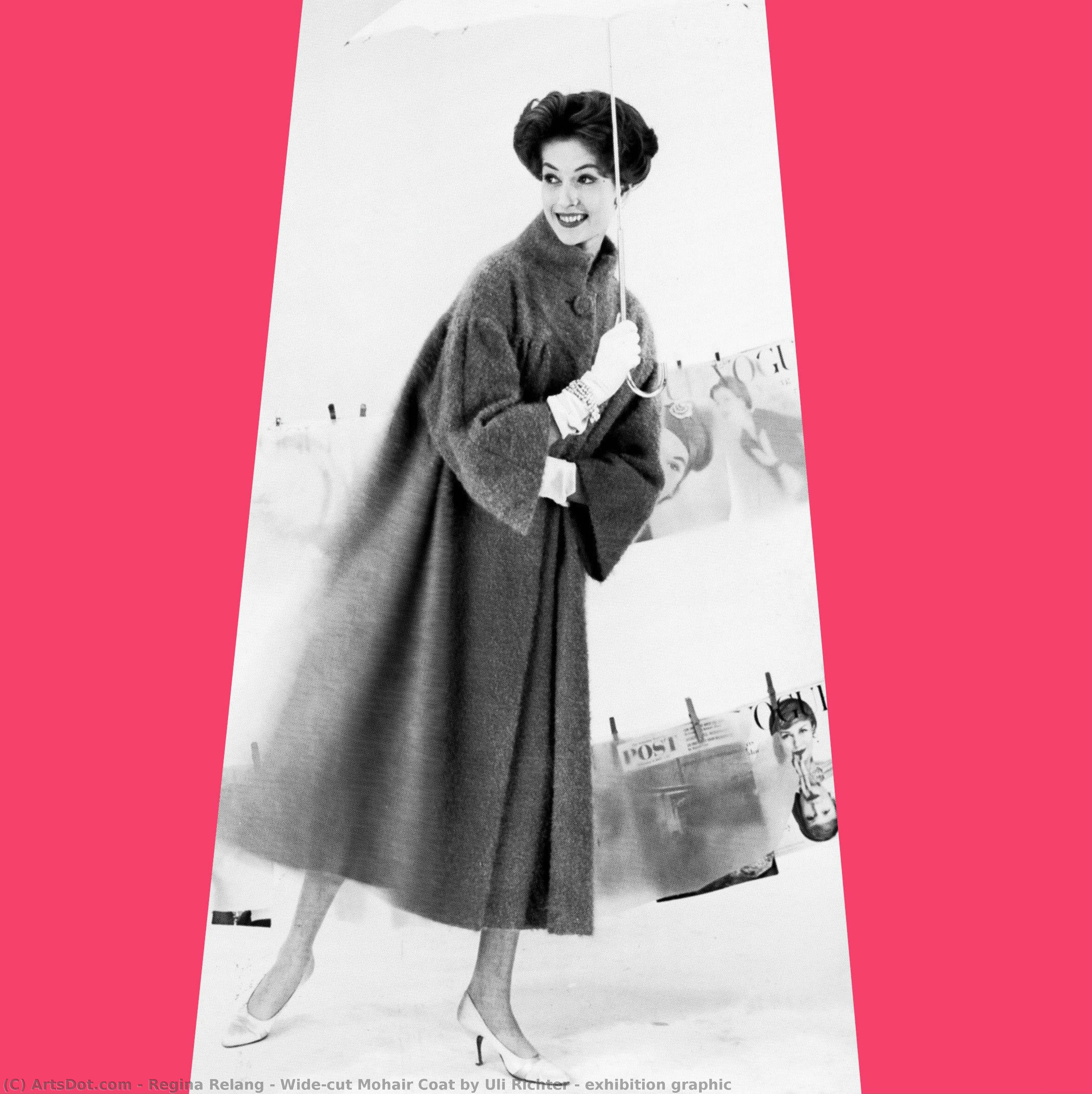 Wide-cut Mohair Coat By Uli Richter - Exhibition Graphic — Regina Relang