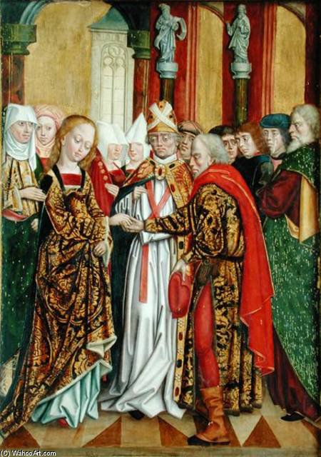 Marriage Of The Virgin, From The Dome Altar — Absolon Stumme