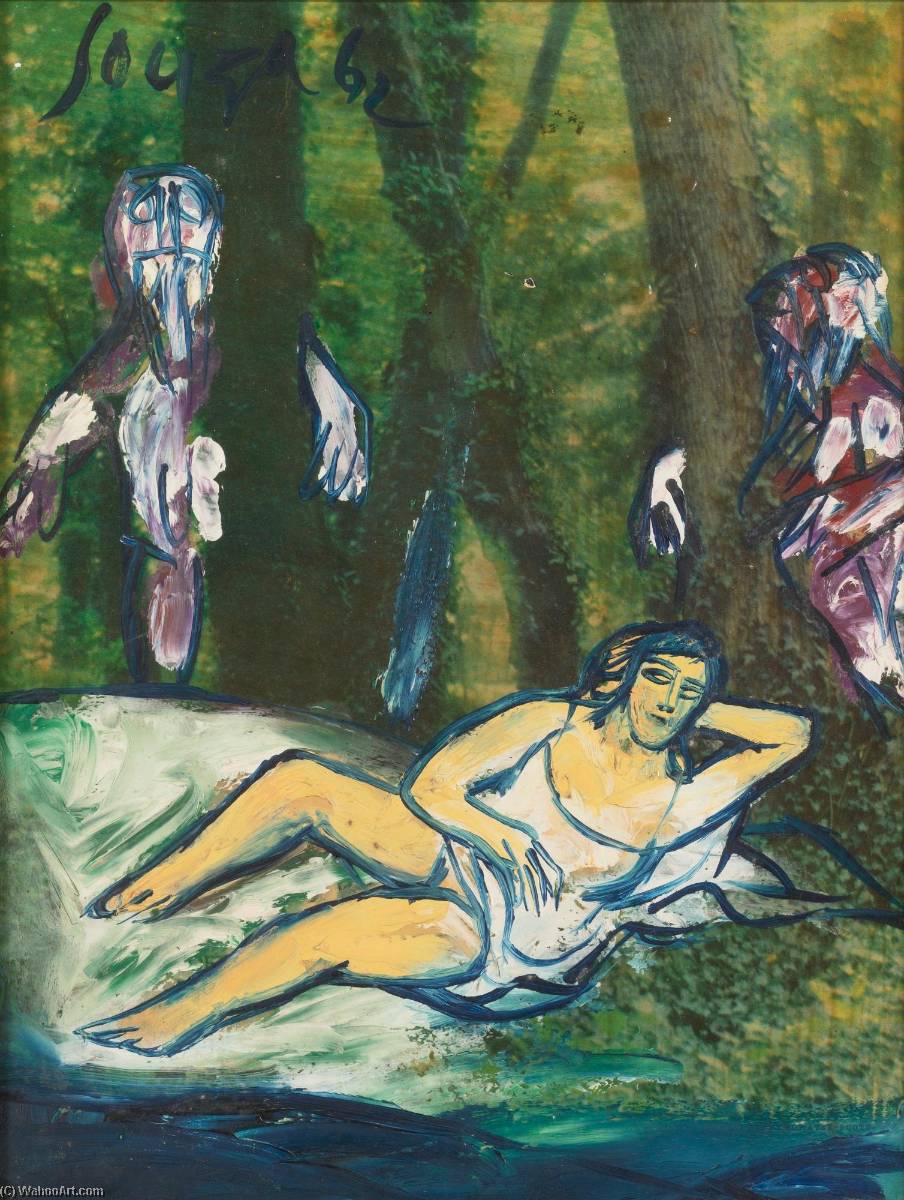 Untitled (reclining Nude) — Francis Newton Souza