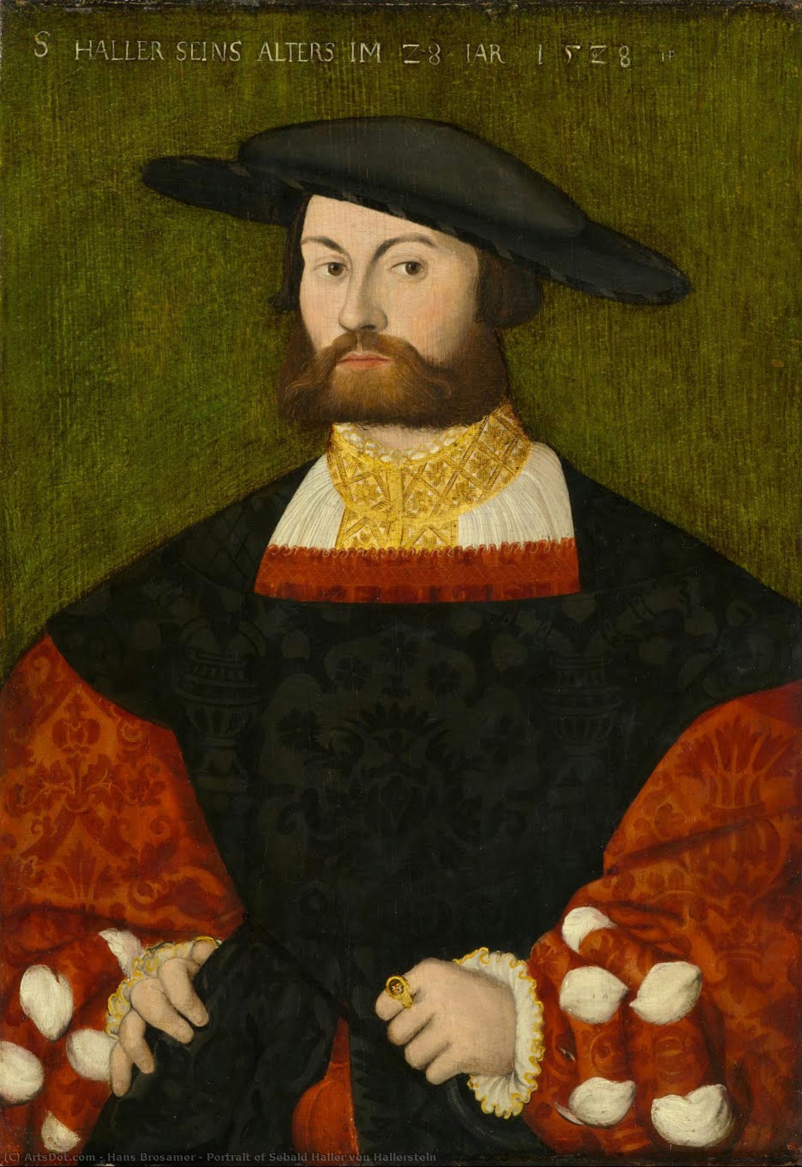 Portrait Of Sebald Haller Von Hallerstein — Hans Brosamer
