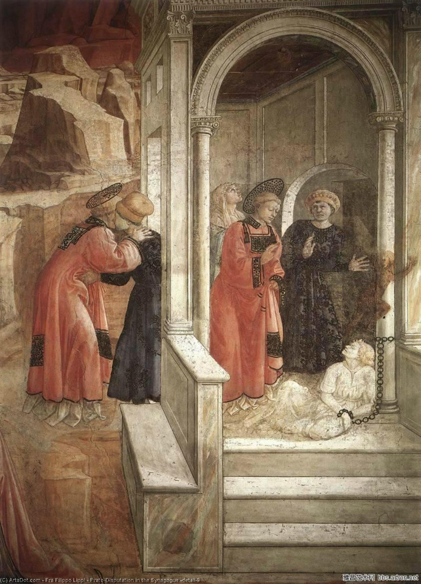 Prato-disputation In The Synagogue (detail)2 — Filippo Di Tommaso Lippi
