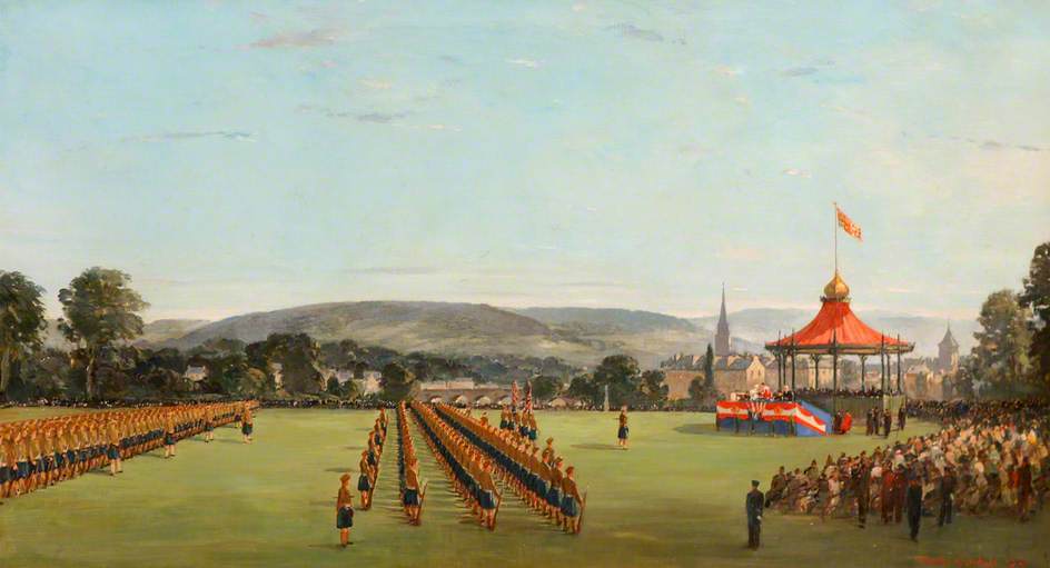 The Black Watch Receiving The Freedom Of Perth, 1947 — Charles Ernest Cundall