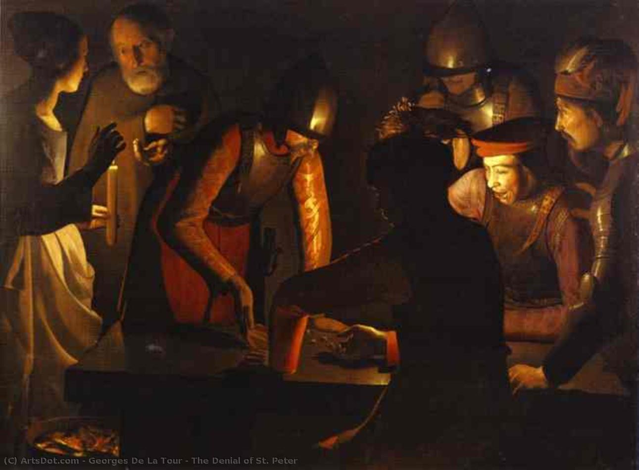 The Denial Of St. Peter — Georges De La Tour