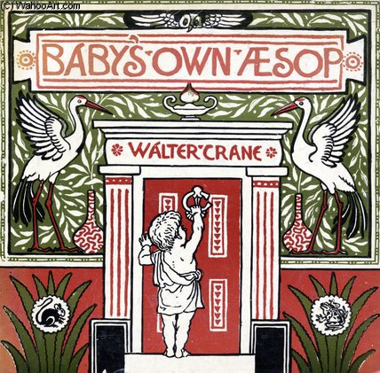 Front Cover Of 'baby's Own Aesop' — Walter Crane