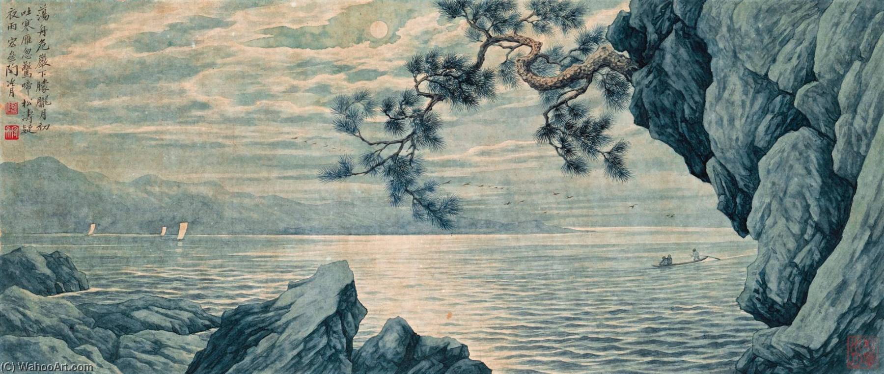 Solitary Boat In The Moonlight — Tao Lengyue