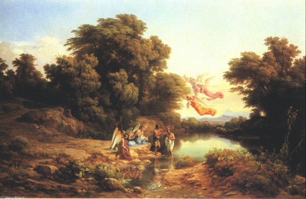 Baptism Of Christ In The River Jordan — Karoly Marko The Elder