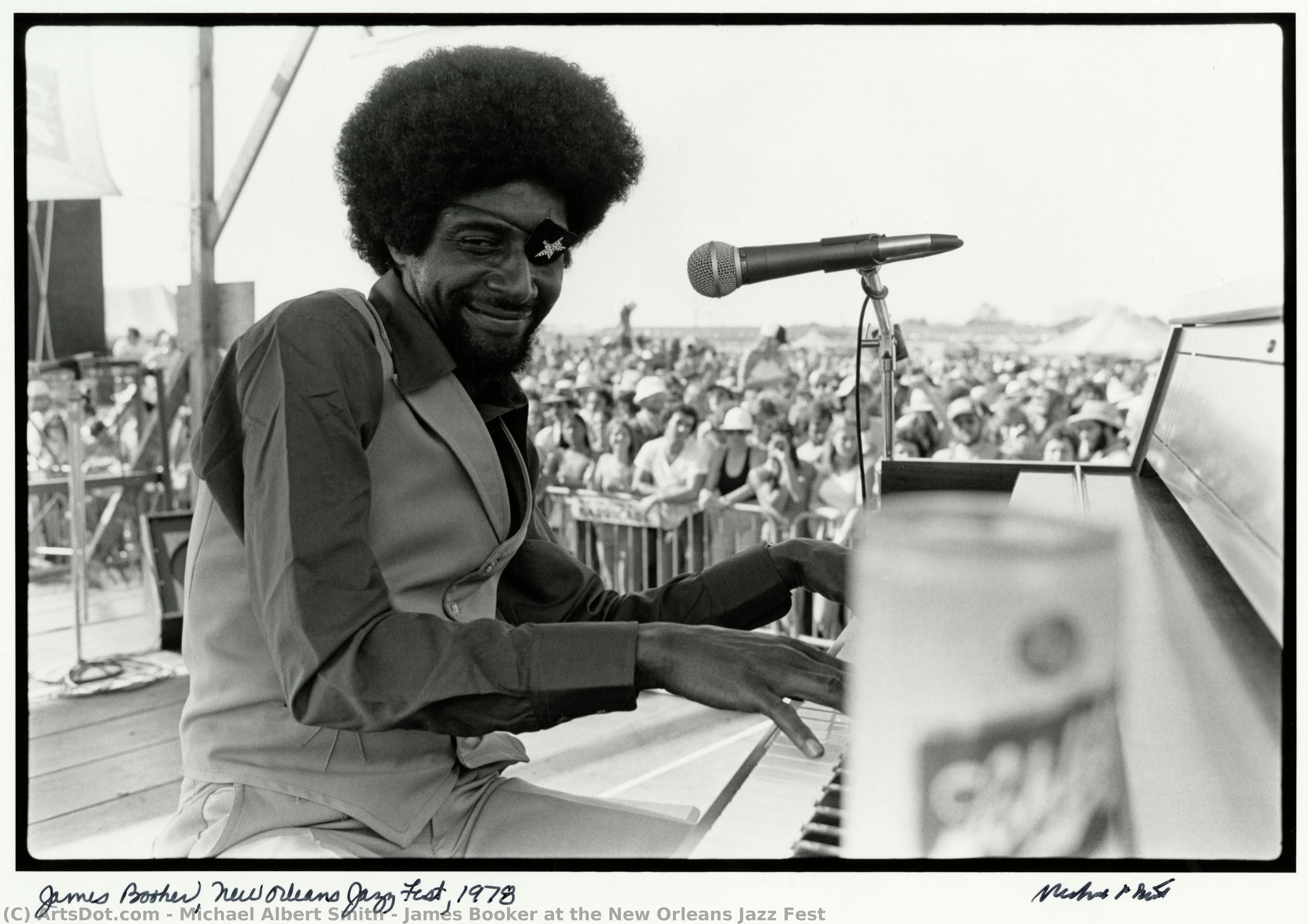 James Booker At The New Orleans Jazz Fest — Michael Albert Smith