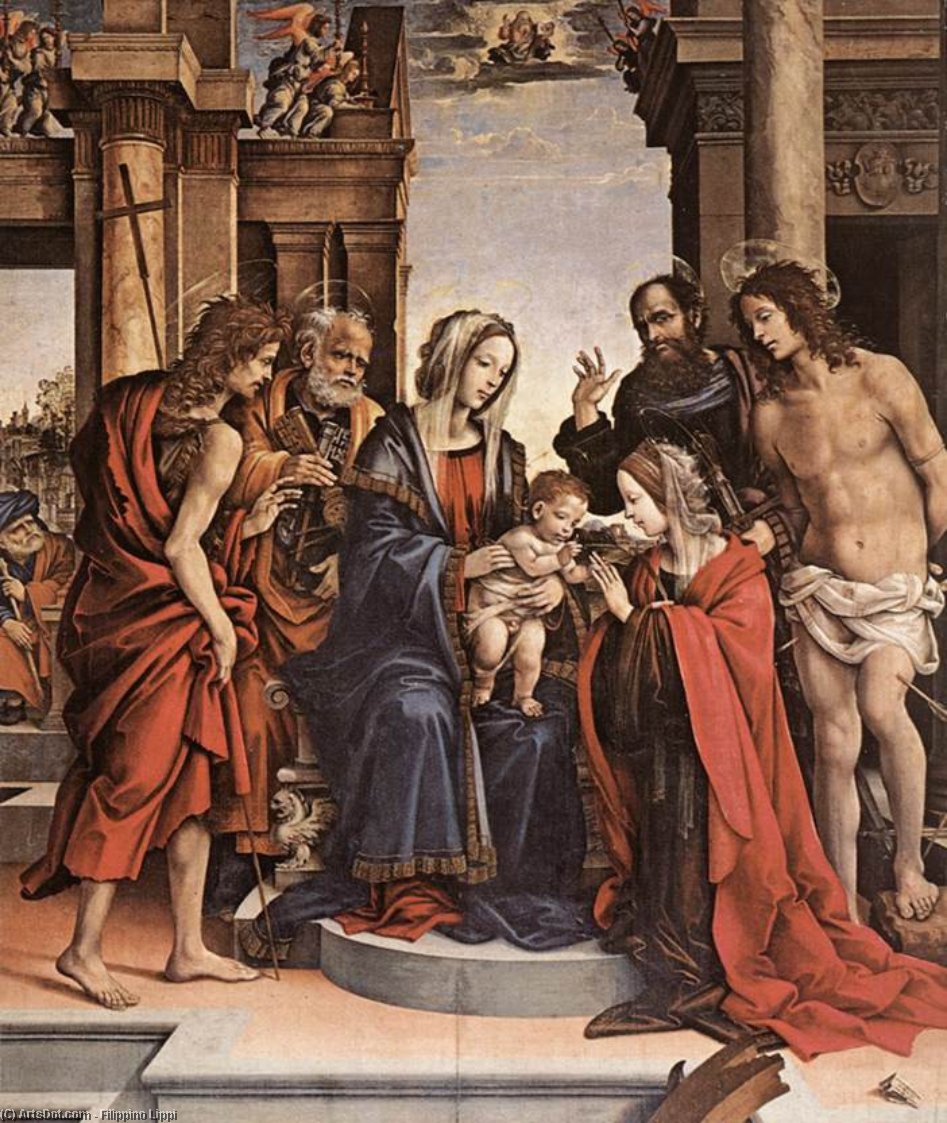 The Marriage Of St Catherine — Filippino Lippi