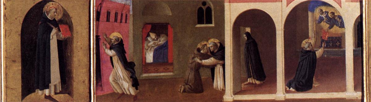 Jungfrau Mit Dem Kind Und Vier Heiligen (detail Der Predella) — Fra Angelico