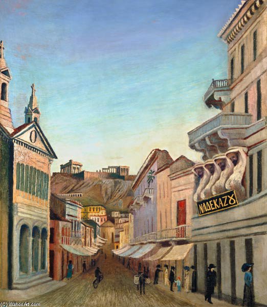 Strasse In Athens — Tivadar Csontváry Kosztka