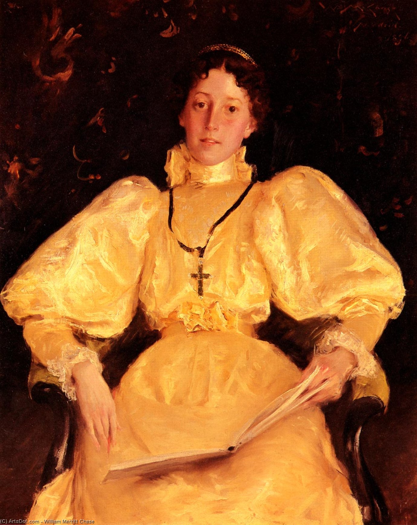 Die Goldene Dame — William Merritt Chase