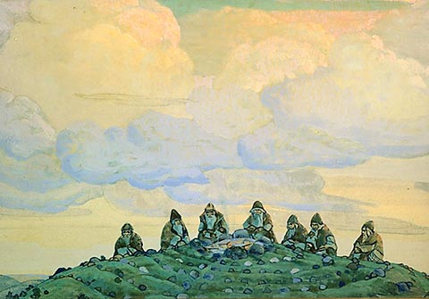 The Great Sacrifice — Nicholas Roerich