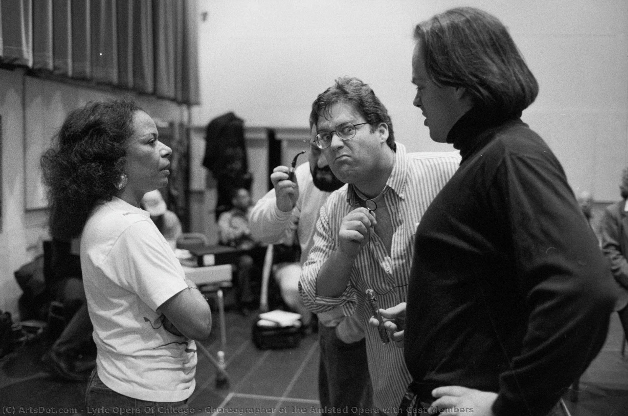 Choreographer Of The Amistad Opera With Cast Members — Lyric Opera Of Chicago
