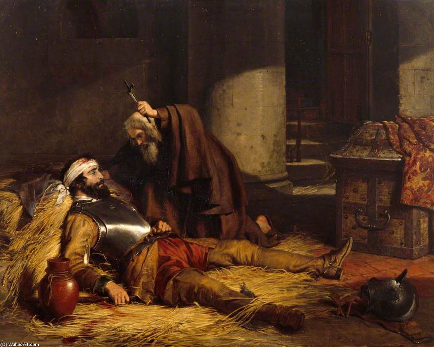 The Dying Warrior — Charles Landseer