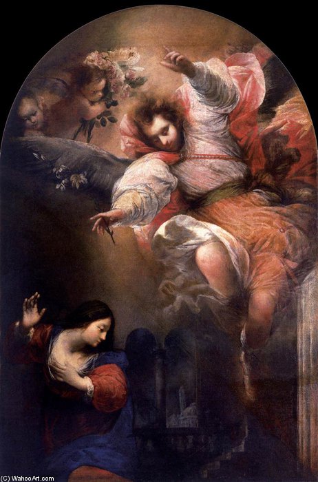 The Annunciation — Sebastiano Mazzoni