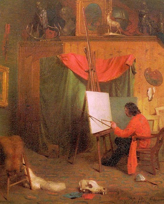 Self Portrait In The Studio — William Holbrook Beard