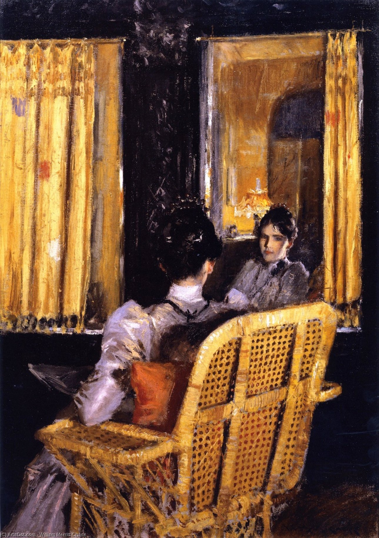 Reflections (also Known As Reflection) — William Merritt Chase