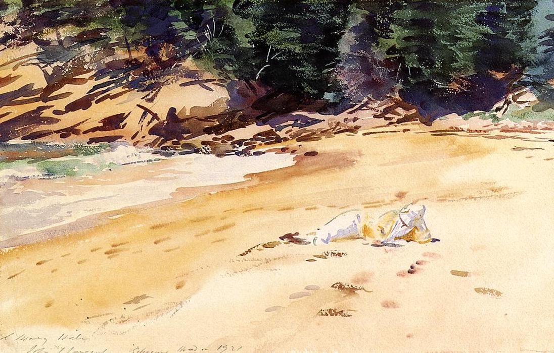 Sand Beach, Schooner Head, Maine — John Singer Sargent