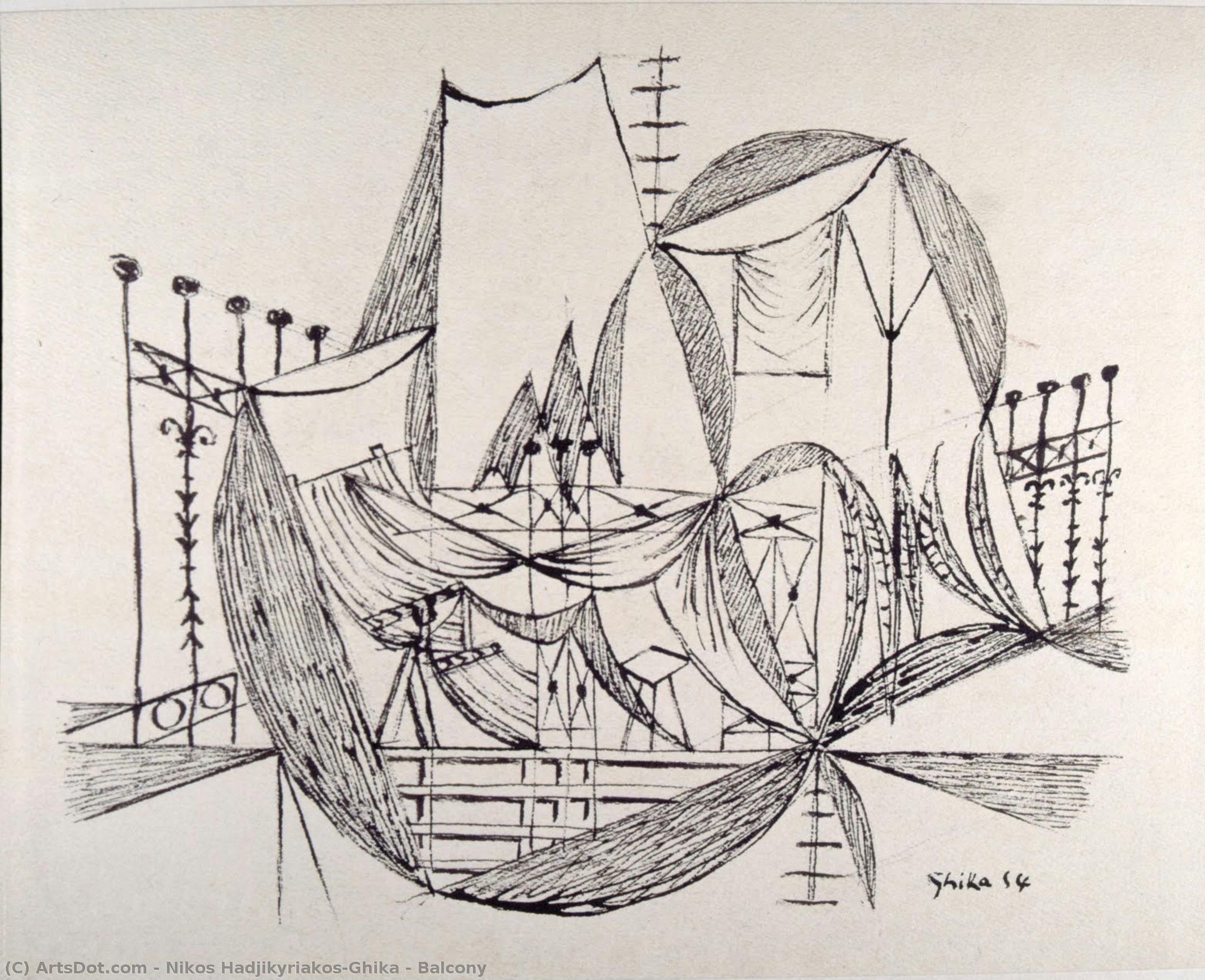 Balcony — Nikos Hadjikyriakos-ghika