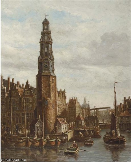 Daily Activities Around The Haringpakkerstoren — Oene Romkes De Jongh