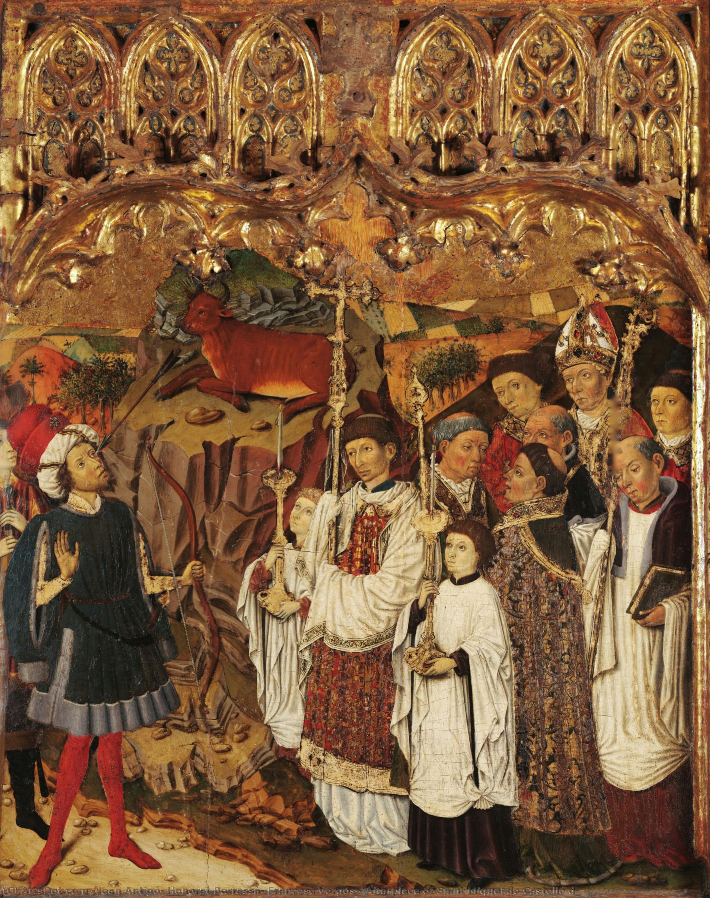 Altarpiece Of Saint Miquel De Castelló D — Joan Antigó, Honorat Borrassà, Francesc Vergós