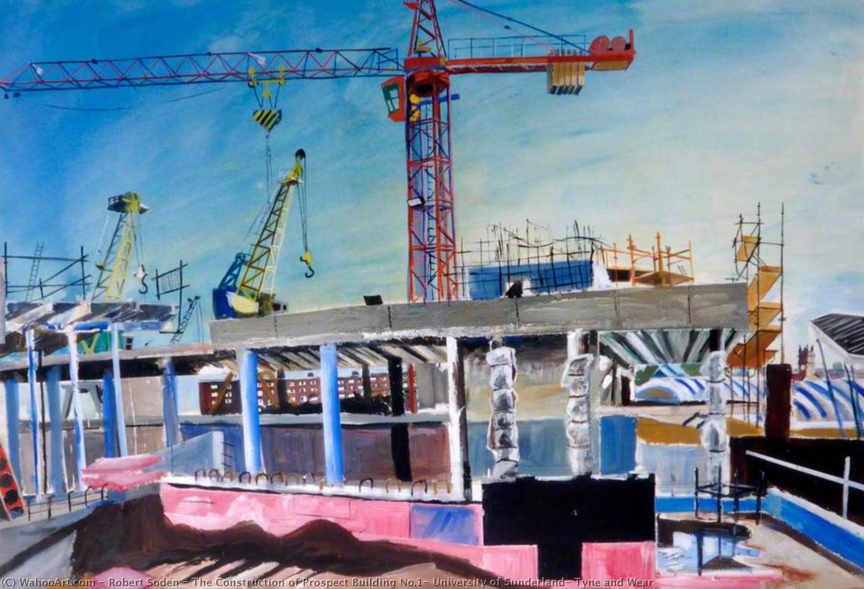 The Construction Of Prospect Building No.1, University Of Sunderland, Tyne And Wear — Robert Soden