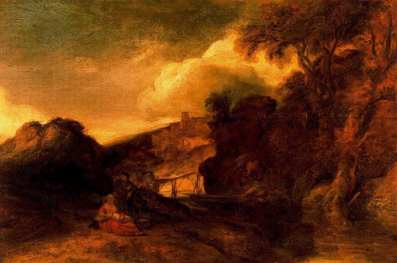 Landscape With Rest On The Flight Into Egypt — Jan Andrea Lievens Jan Lievens