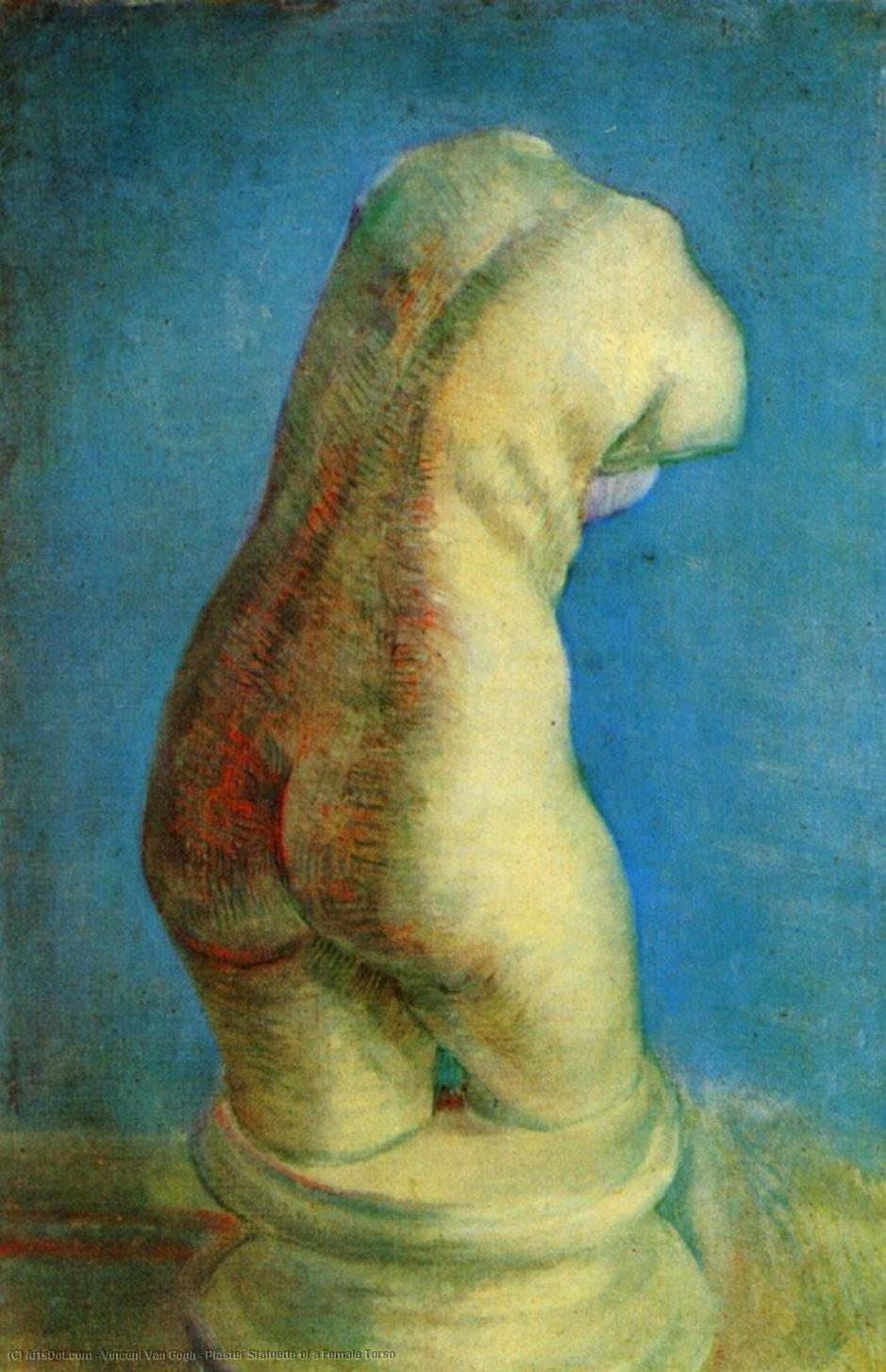 Plaster Statuette Of A Female Torso — Vincent Van Gog