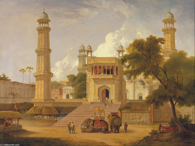 Indian Temple, Said To Be The Mosque Of Abo-ul-nabi, Muttra — Thomas And William Daniell