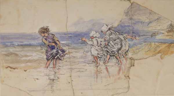 Children Paddling — Myles Birket Foster