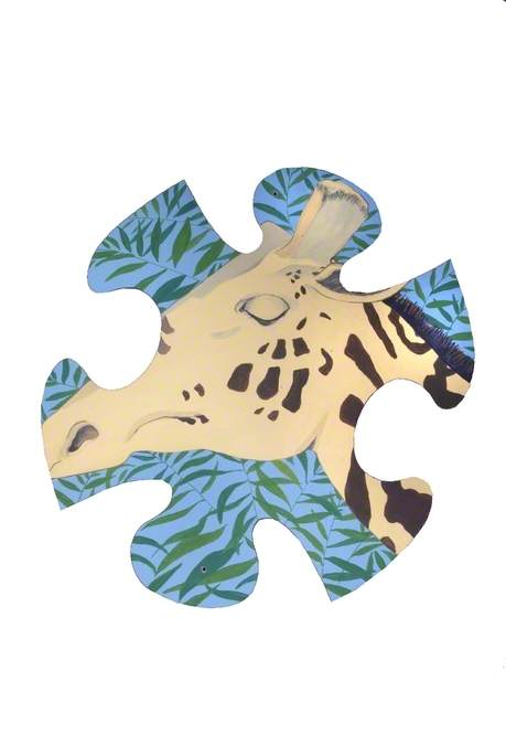 Jungle Jigsaw Giraffe Head (3 Of 14) — Sally Court