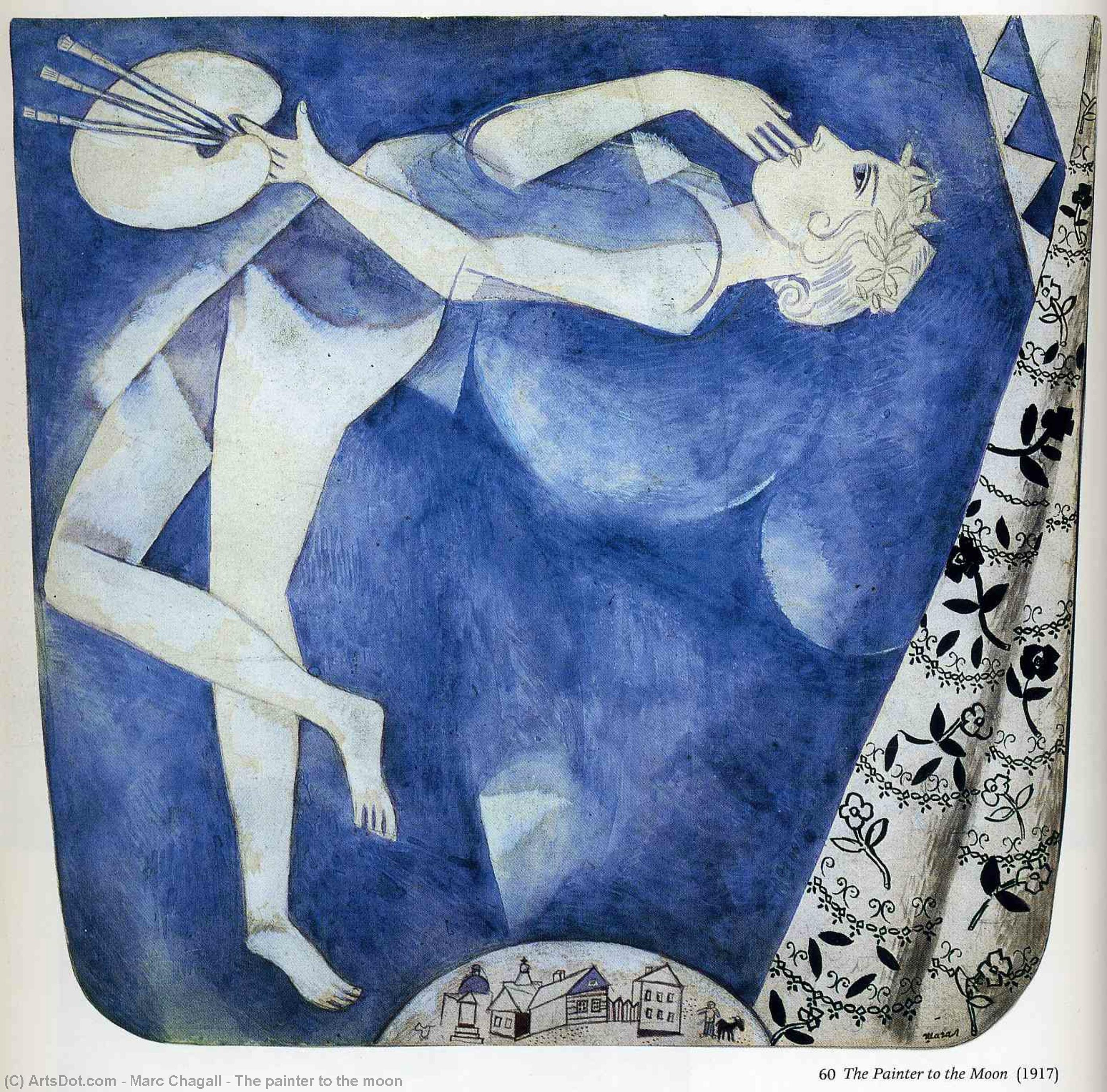 The Painter To The Moon — Марк Шагал