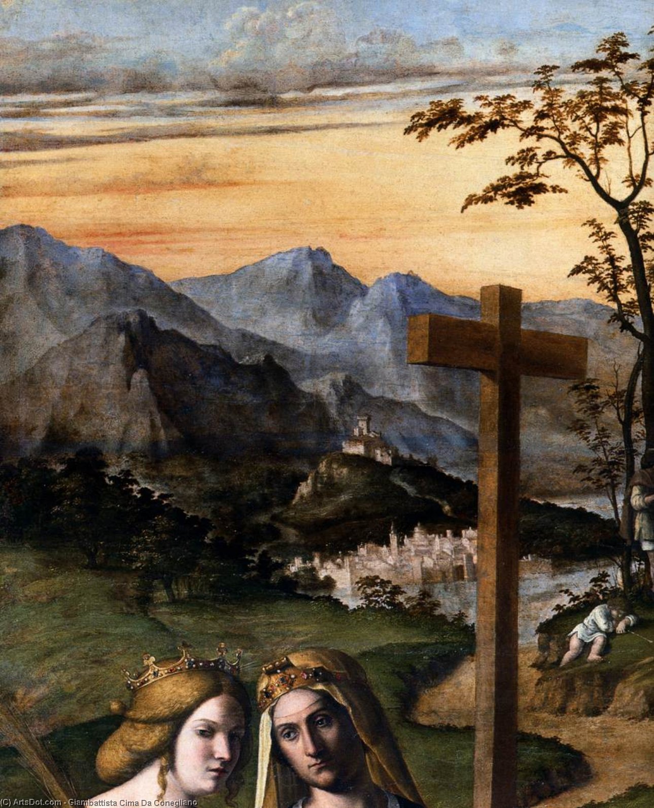 Adoration Of The Shepherds (detail) — Giovanni Battista Cima Da Conegliano