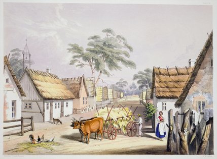 A Village Of German Settlers Near Adelaide — George French Angas