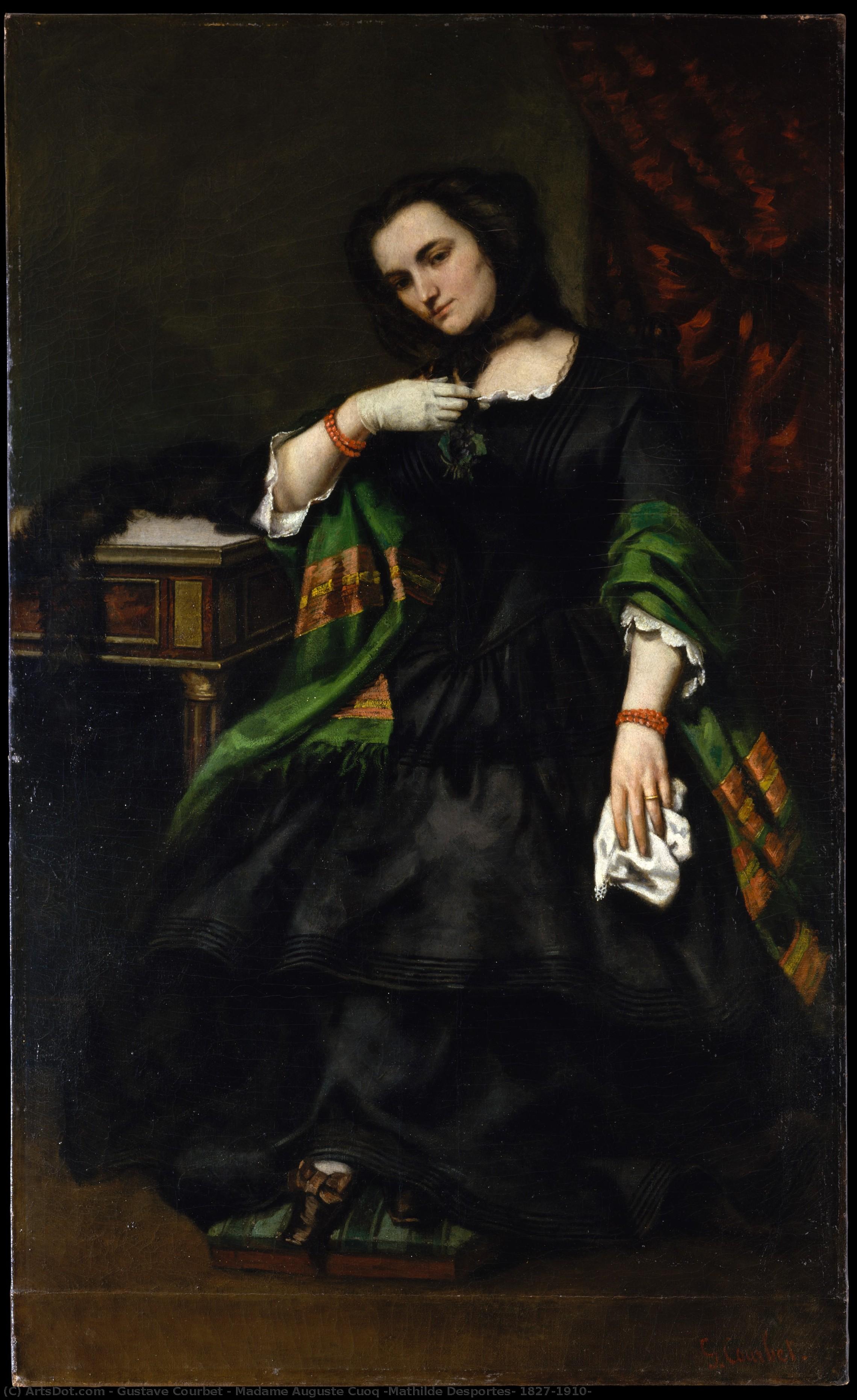 Madame Auguste Cuoq (mathilde Desportes, 1827–1910) — Gustave Courbet