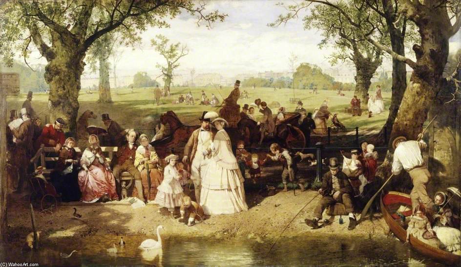 A Summer Day In Hyde Park, London — John Ritchie
