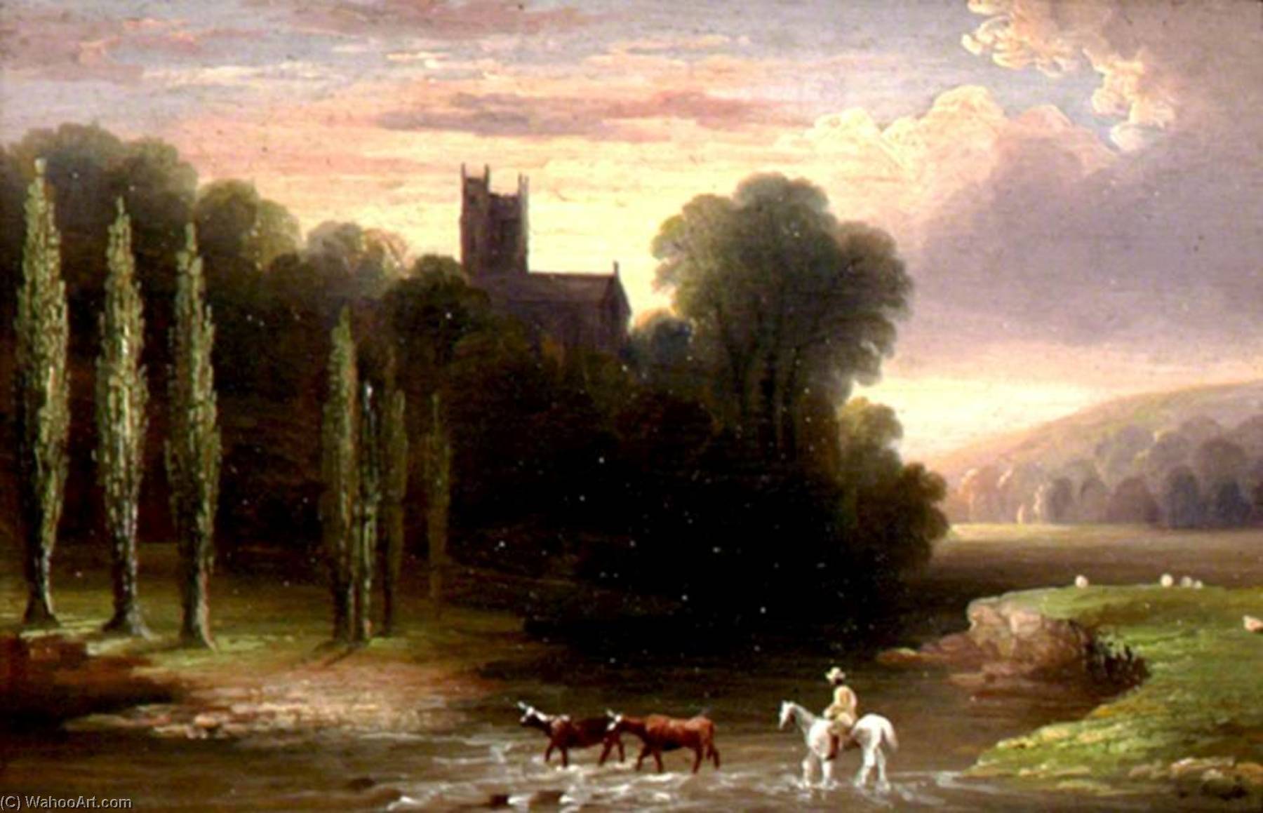 Bramford Speke, River Exe, Devon — John Wallace Tucker